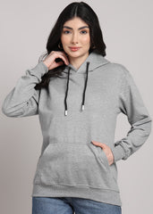JiSu by2Men Grey Hoodies Regular - women
