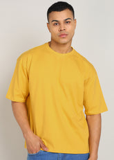JiSu by2Men Golden Yellow Oversize T-Shirt
