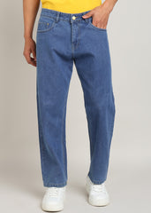 JiSu by2Men Light Blue Denim Jeans Loose Fit