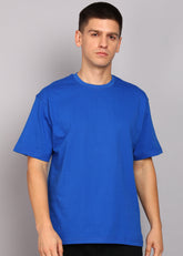 JiSu by2Men Royal Blue Oversize T-Shirt