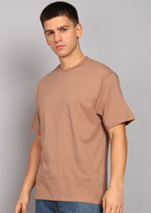 JiSu by2Men Light Brown Oversize T-Shirt