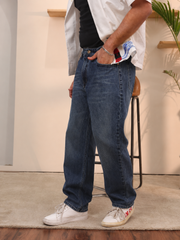 Dark Blue Wide / Baggy Fit