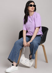 JiSu by2Men Lavendar Oversize T-Shirt