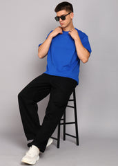 JiSu by2Men Royal Blue Oversize T-Shirt