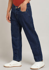 JiSu by2Men Dark Blue Denim Jeans Loose Fit