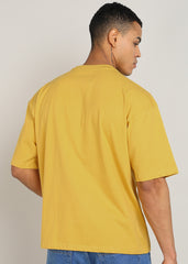 JiSu by2Men Golden Yellow Oversize T-Shirt