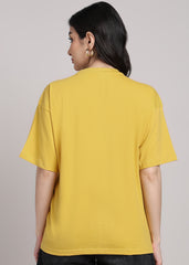 JiSu by2Men Yellow Oversize T-Shirt