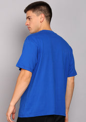 JiSu by2Men Royal Blue Oversize T-Shirt