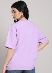 JiSu by2Men Lavendar Oversize T-Shirt