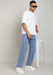 JiSu by2Men Light Dark Blue Denim Jeans Loose Fit