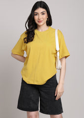 JiSu by2Men Yellow Oversize T-Shirt