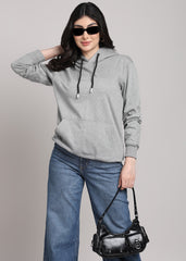 JiSu by2Men Grey Hoodies Regular - women