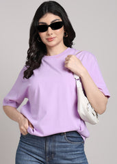 JiSu by2Men Lavendar Oversize T-Shirt