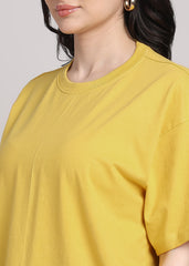 JiSu by2Men Yellow Oversize T-Shirt