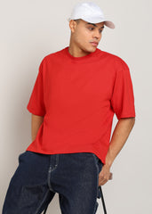 JiSu by2Men Red Oversize T-Shirt