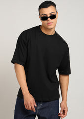 JiSu by2Men Black Oversize T-Shirt