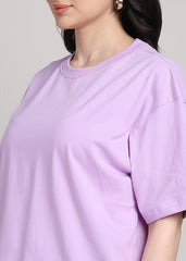 JiSu by2Men Lavendar Oversize T-Shirt