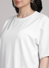 JiSu by2Men White Oversize T-Shirt