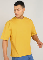 JiSu by2Men Golden Yellow Oversize T-Shirt