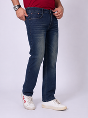 Greenish Blue Straight Fit