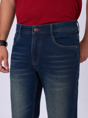 Greenish Blue Straight Fit