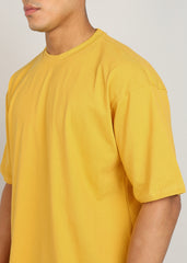 JiSu by2Men Golden Yellow Oversize T-Shirt