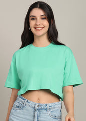 Grace JiSu by2Men Sea Green T-Shirt