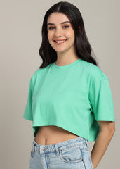 Grace JiSu by2Men Sea Green T-Shirt