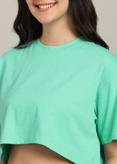 Grace JiSu by2Men Sea Green T-Shirt