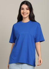 JiSu by2Men Royal Blue Oversize T-Shirt