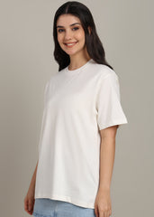 JiSu by2Men Off White Oversize T-Shirt