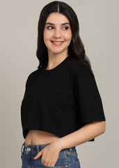 Grace JiSu by2Men Black T-Shirt