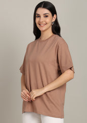 JiSu by2Men Light Brown Oversize T-Shirt