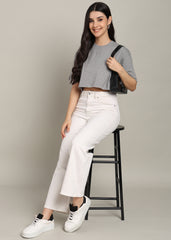 Grace JiSu by2Men Grey T-Shirt