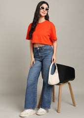 Grace JiSu by2Men Orange T-Shirt