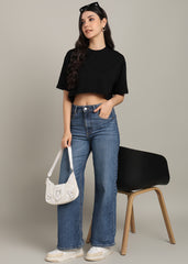 Grace JiSu by2Men Black T-Shirt