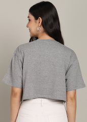 Grace JiSu by2Men Grey T-Shirt