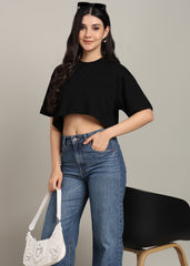 Grace JiSu by2Men Black T-Shirt