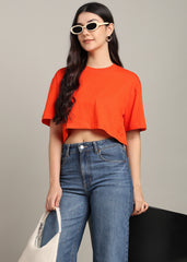 Grace JiSu by2Men Orange T-Shirt