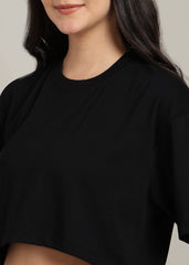 Grace JiSu by2Men Black T-Shirt