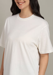 JiSu by2Men Off White Oversize T-Shirt