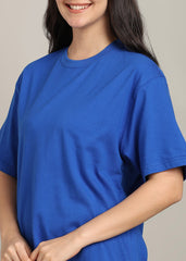 JiSu by2Men Royal Blue Oversize T-Shirt