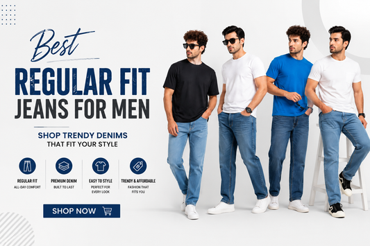 Best Regular Fit Jeans for Men – Shop Trendy Denims at by2Men