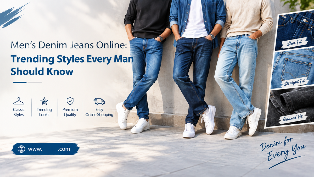 Men's Denim Jeans Online: Trending Styles Every Man Should Know