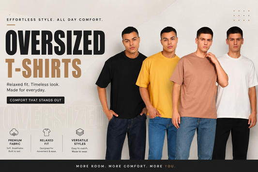 The Trendy Appeal of Oversized T-Shirts for Men: Style and Comfort in One