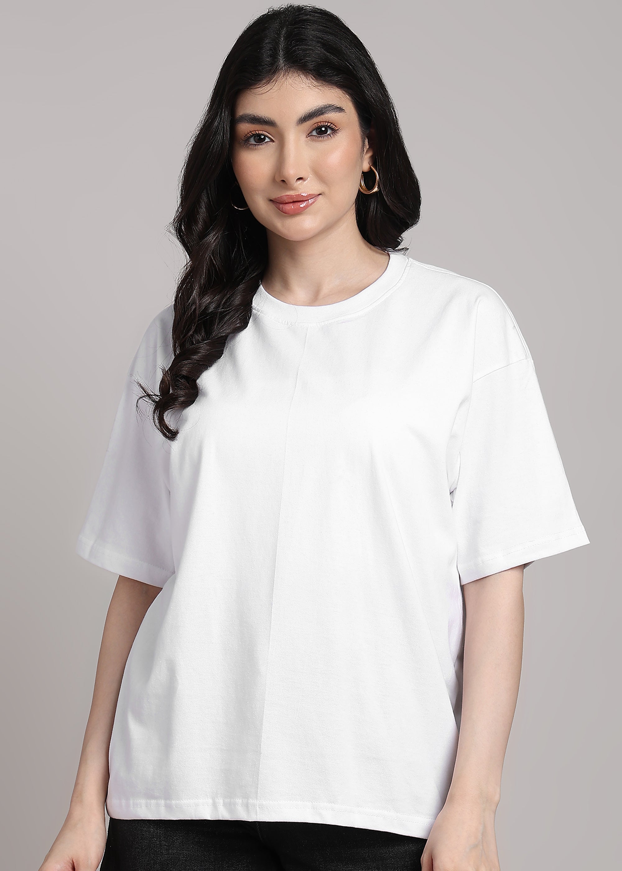 JiSu by2Men White Oversize T-Shirt