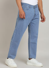 JiSu by2Men Light Dark Blue Denim Jeans Loose Fit