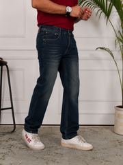 Greenish Blue Straight Fit