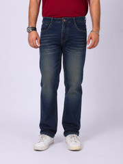 Greenish Blue Straight Fit