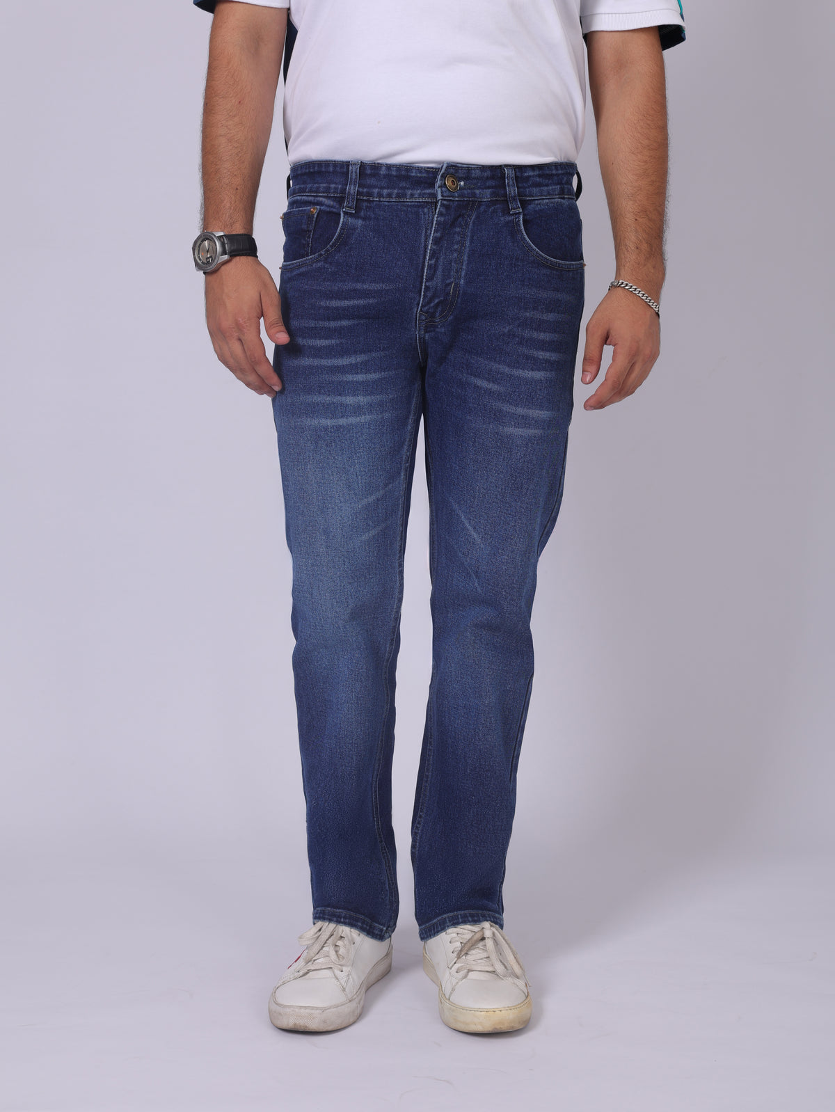 Dark Blue Straight Fit